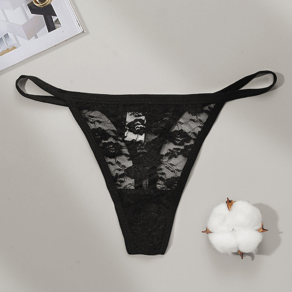 Lace Sexy Low Waist European And American T-back Women
