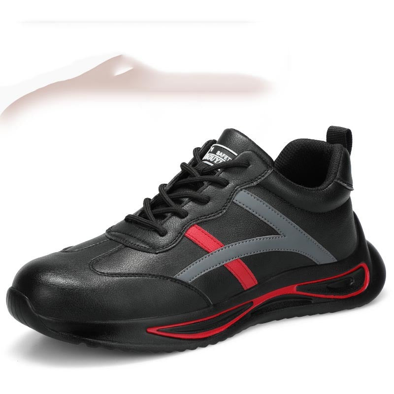 Pu Outsole Lightweight Fly Woven Breathable Safety Shoes