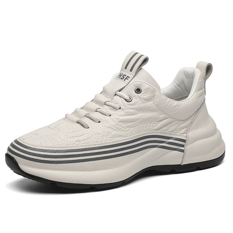 Men's Breathable Leather Sports Shoes